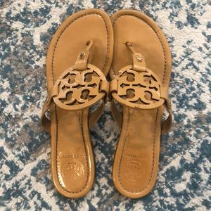 Tory Burch Nude Patent Sandal